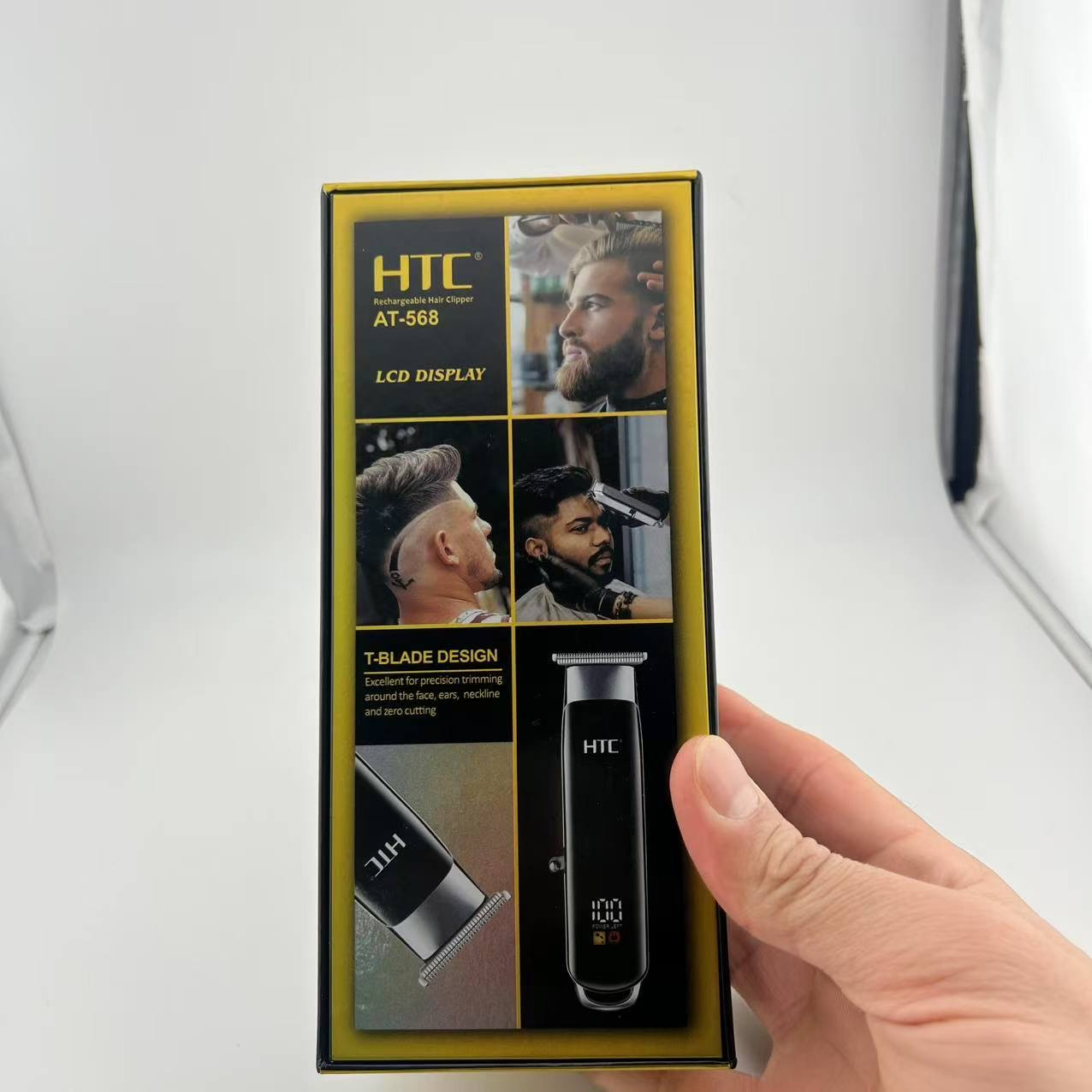 ماشین اصلاح موی سر و صورت شارژی اچ تی سی مدل AT-568