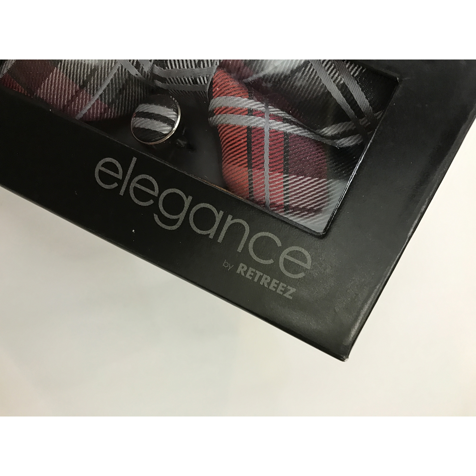 ست پاپیون و دستمال جیب و دکمه سر دست مردانه مدل ASJK