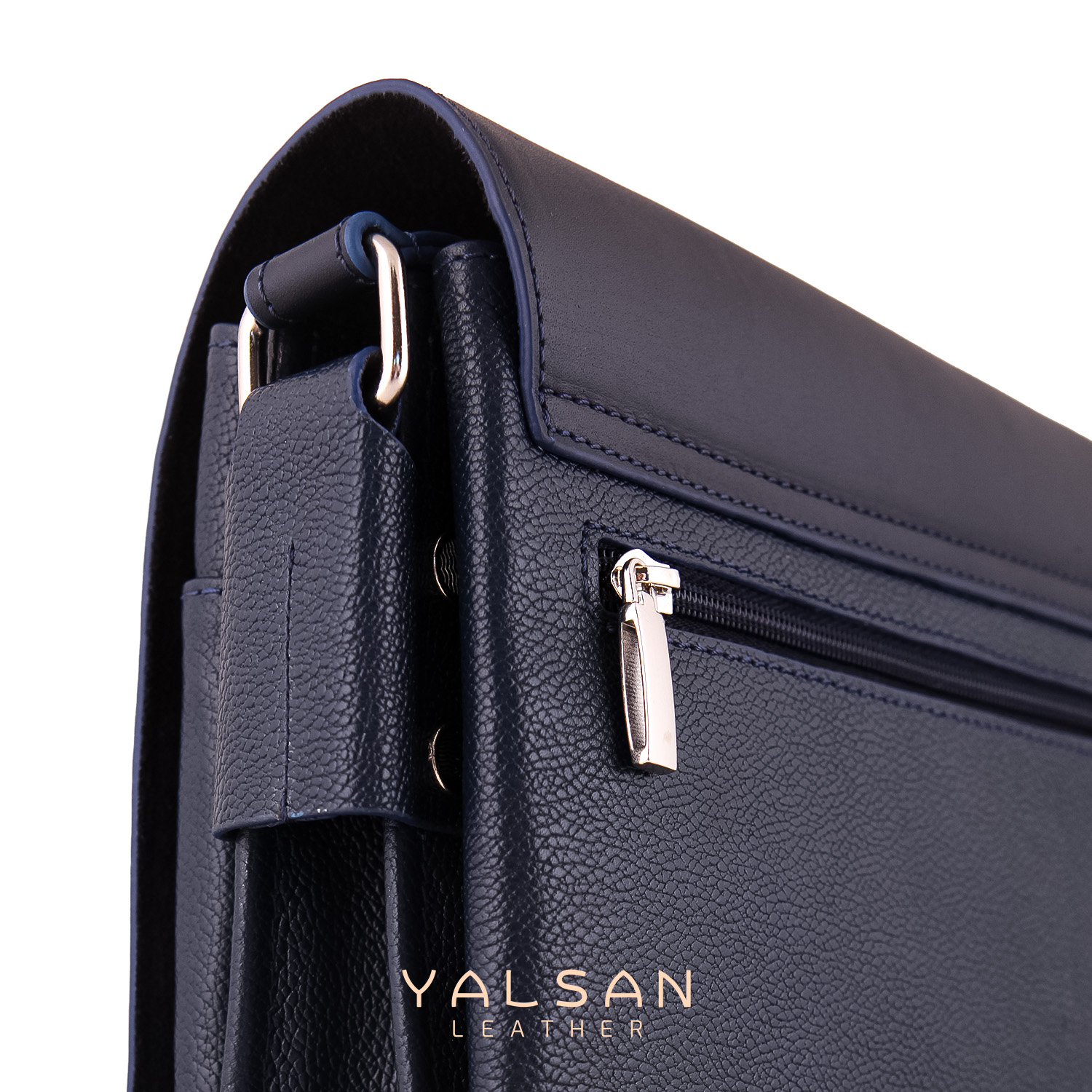 کیف رودوشی مردانه چرم یلسان مدل رادمان کد 044-MC-06 دارای 5 محفظه