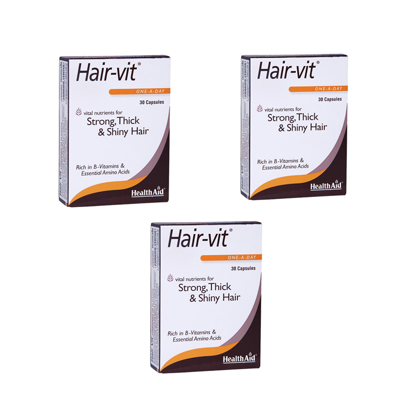 کپسول هیرویت Health اید سه بسته 30 عددی