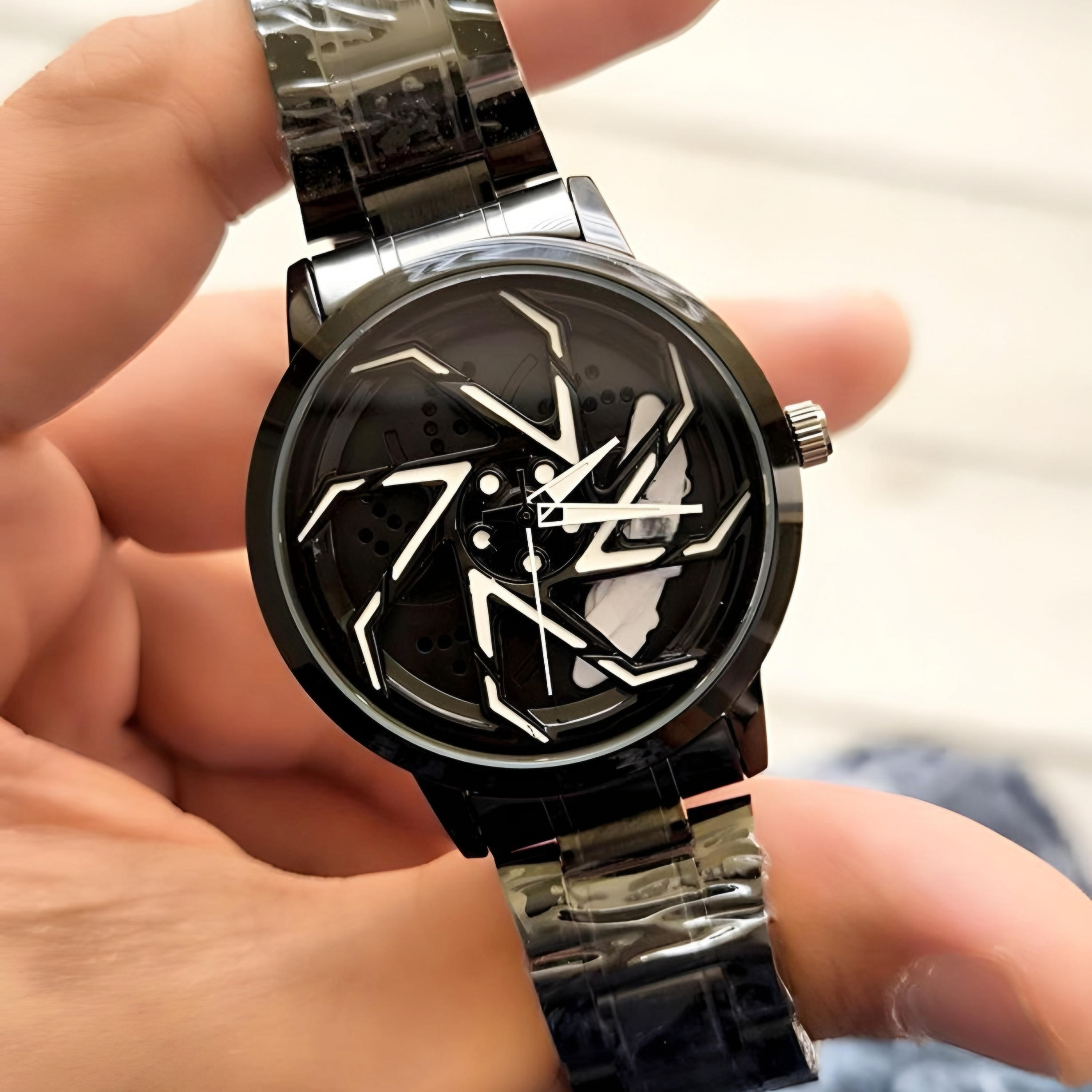 ساعت مچی عقربه‌ای کوارتز مردانه مدل اسپرت صفحه رینگی کد 1