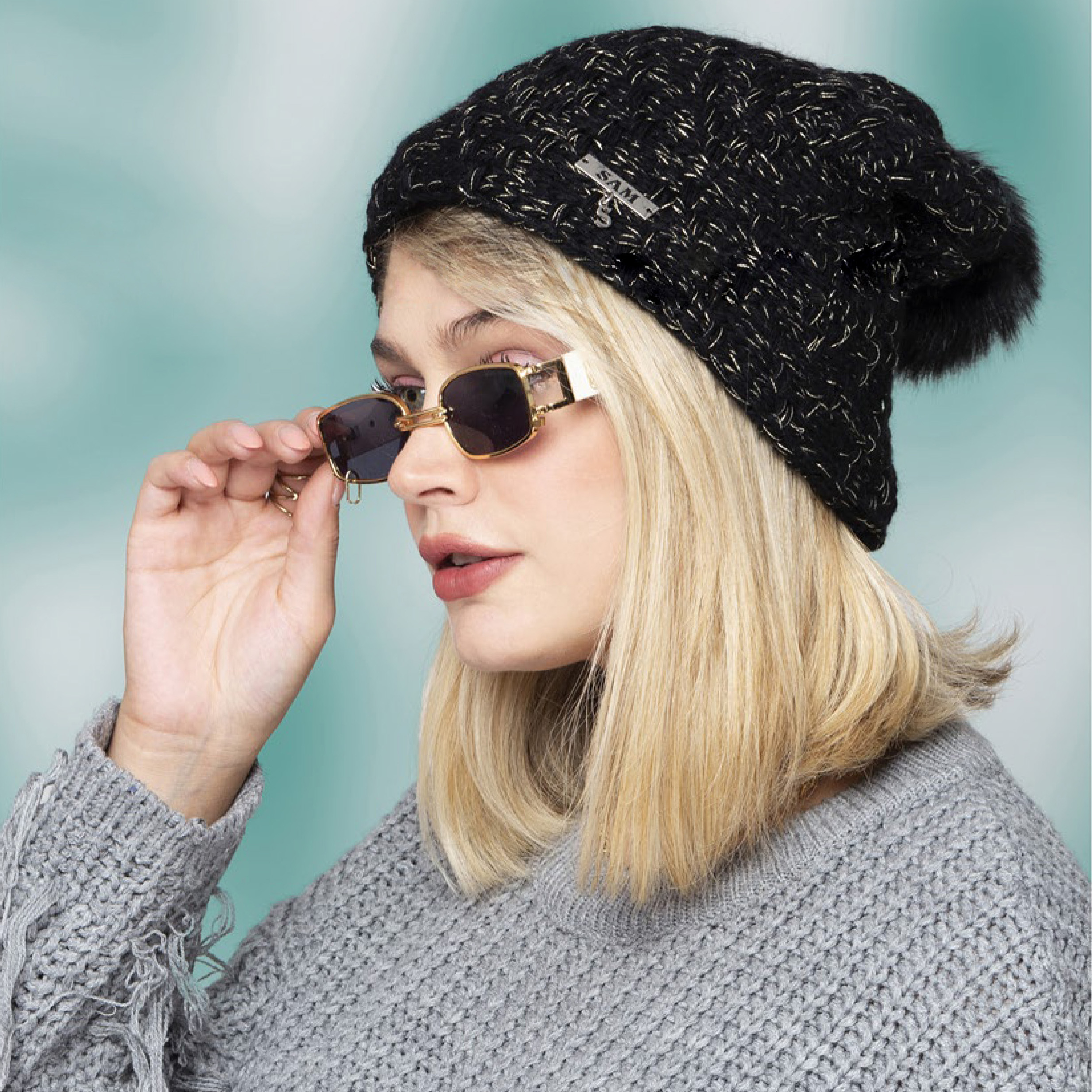 کلاه بافتنی سام مدل 449 داخل خز