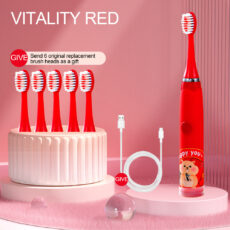 مسواک برقی مدل ultrasonic به همراه ۵ سری یدک