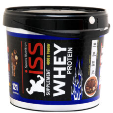 پودر پروتئین وی با طعم شکلات فندق آی اس اس – 4000 گرم