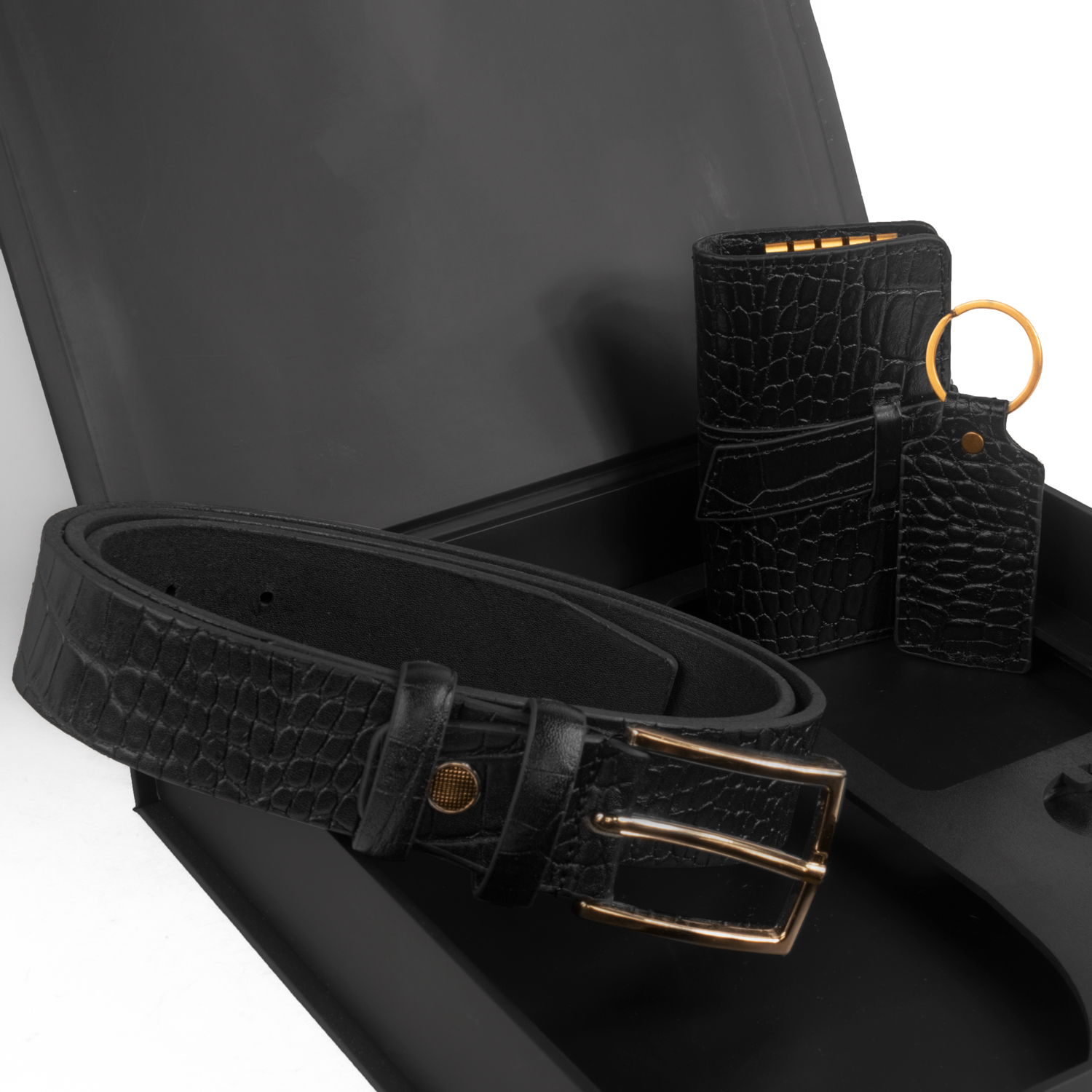 ست هدیه مردانه چرم عطارد مدل چرم طبیعی کد A49