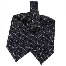 دستمال گردن مردانه مدل نت و سازهای موسیقی کد as1037