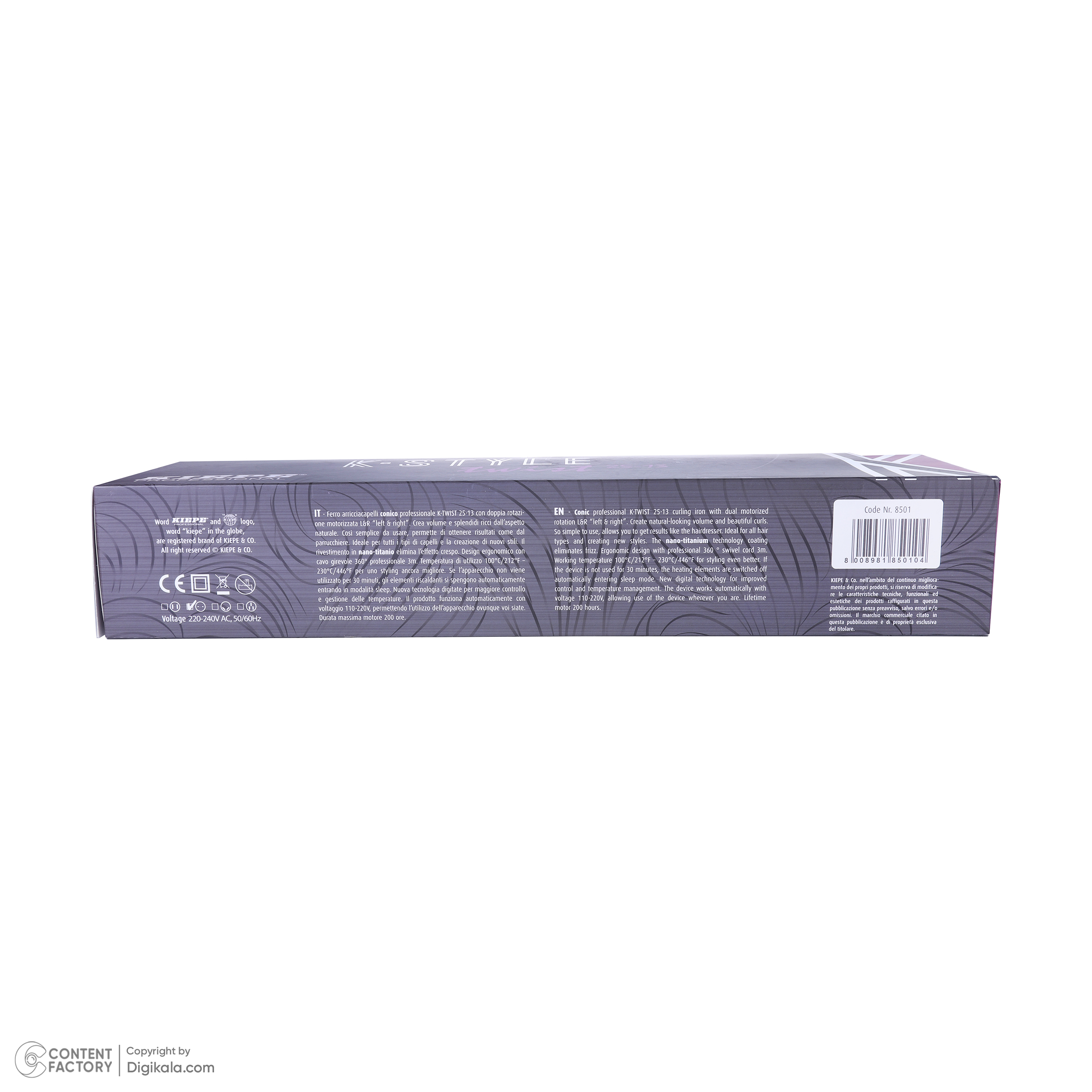 فر کننده و حالت دهنده مو کیپه مدل CONIC K-TWIST