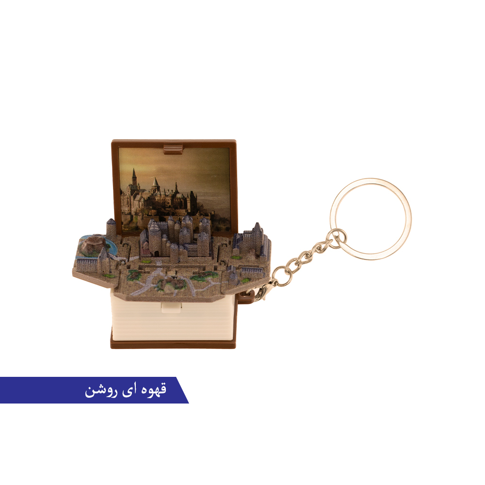 جاکلیدی داتینو مدل کتاب باز شو طرح سه بعدی هری پاتر