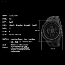 ساعت مچی عقربهای مردانه اسکمی مدل 1251BK