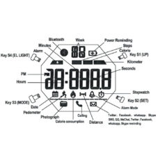 ساعت مچی دیجیتال اسکمی کد 1227