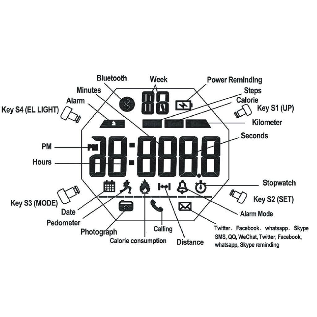 ساعت مچی دیجیتال اسکمی کد 1227