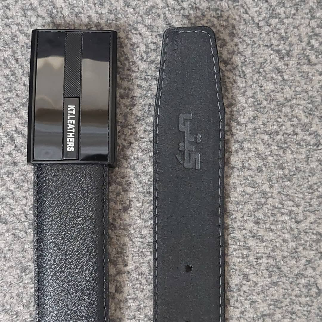 کمربند مردانه کیتی مدل چرم صنعتی پلاکی PRO749IN700.201