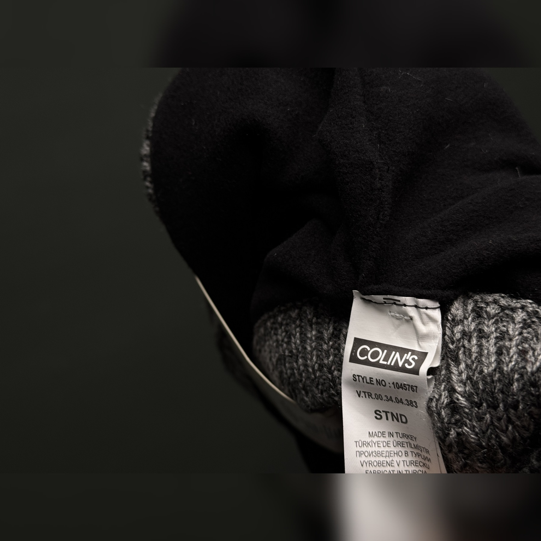 شال گردن بافتنی مردانه کالینز مدل اکریلیک کد CL21