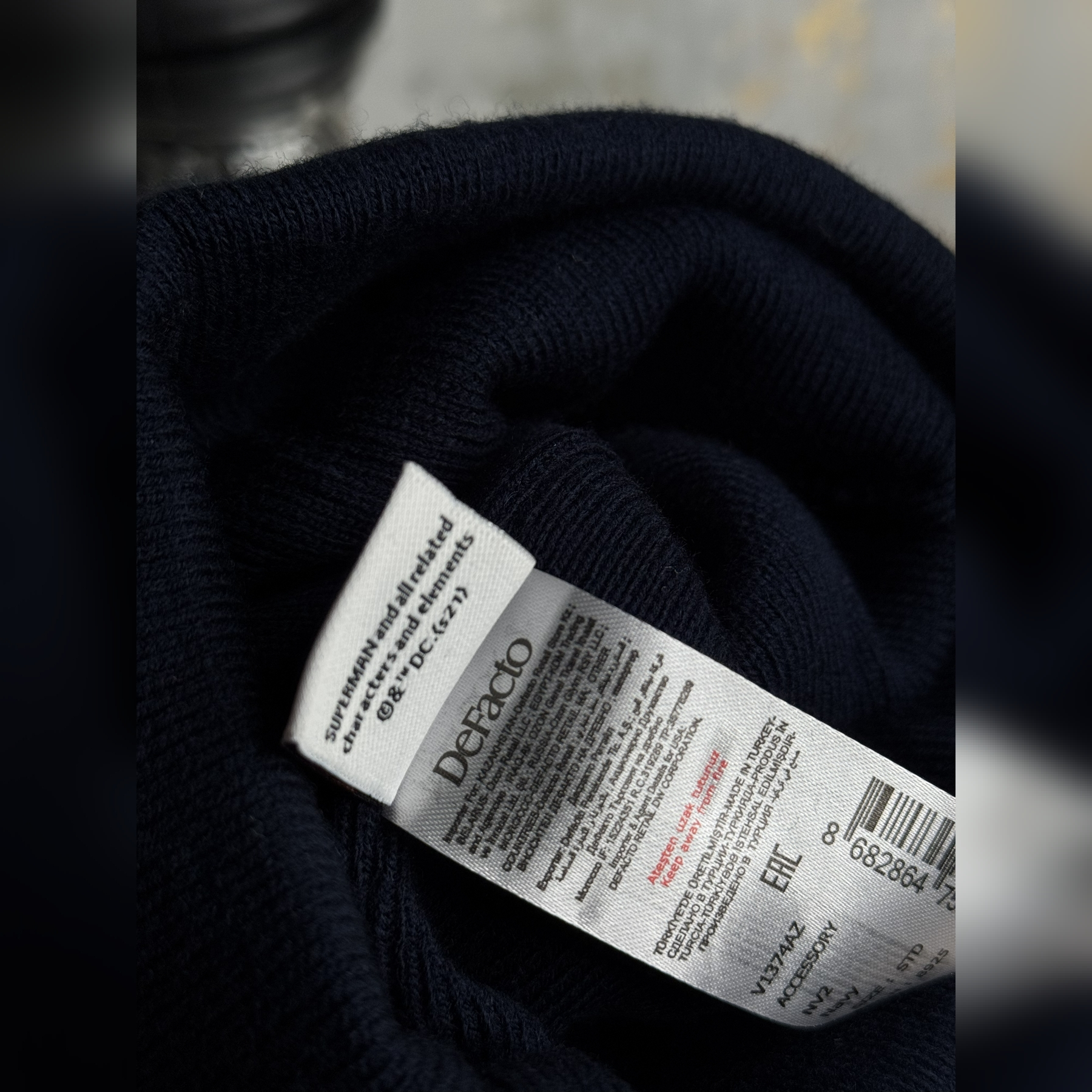 کلاه بافتنی دفکتو مدل اکریلیک DEF 173