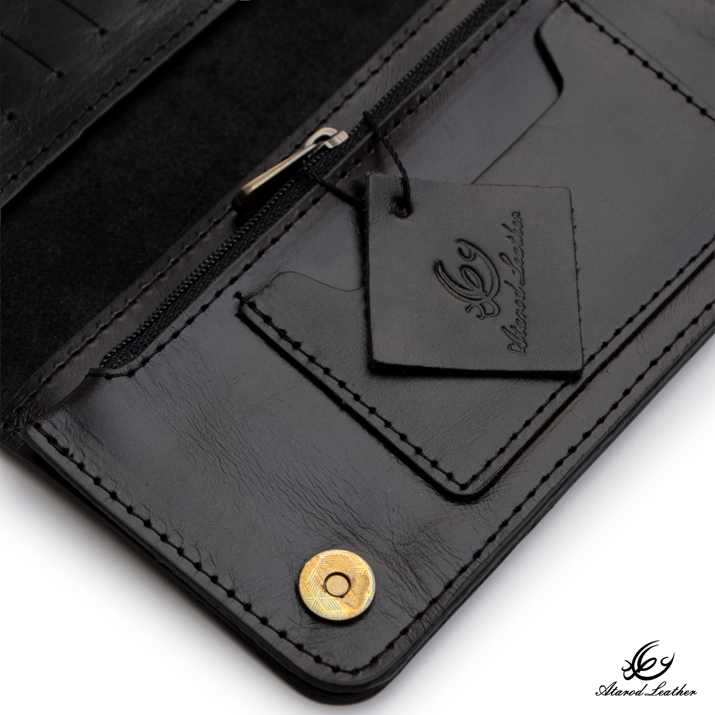 کیف پول چرم عطارد مدل چرم طبیعی کد K60