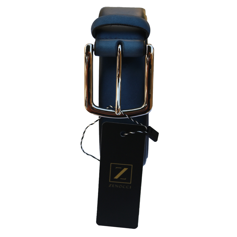 کمربند مردانه زنوچی مدل چرم طبیعی زبانه دار کد 424