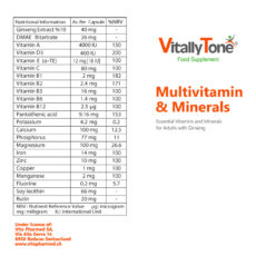قرص مولتی مینرال ویتالی تون بسته 60 عددی
