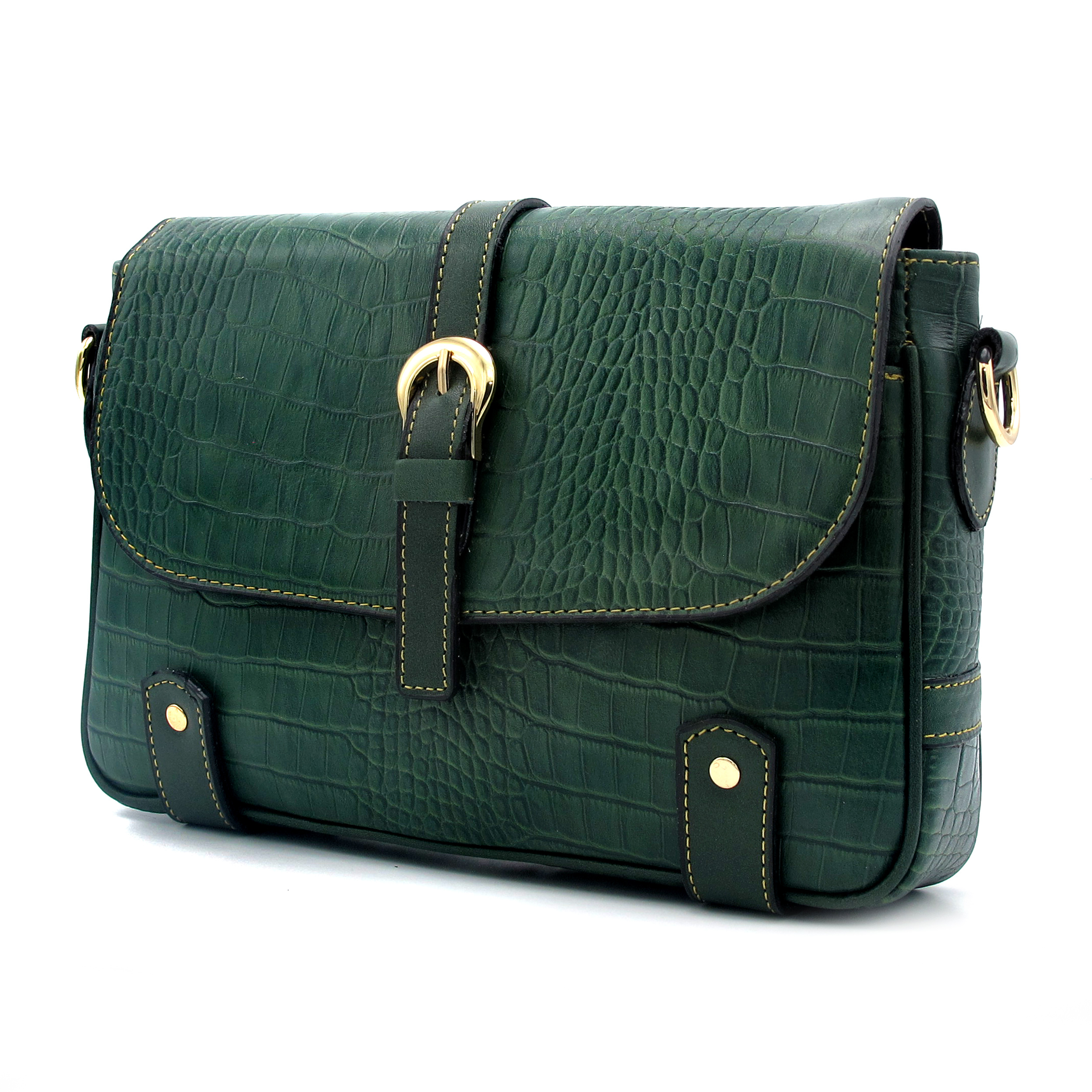 کیف دوشی زنانه مدل چرم طبیعی کد FTH134C