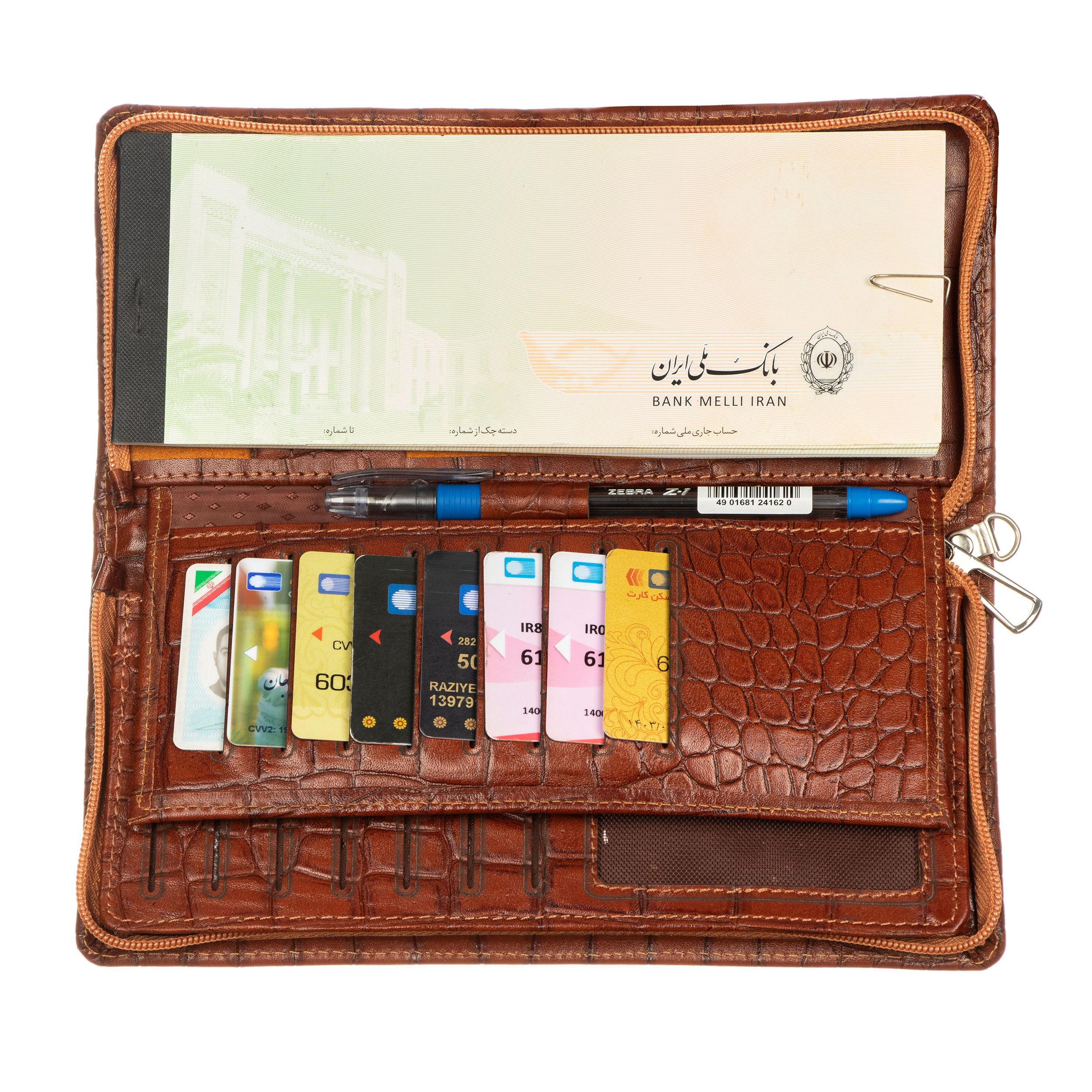 کیف دسته چک طرح فلوتر مدل mb0064