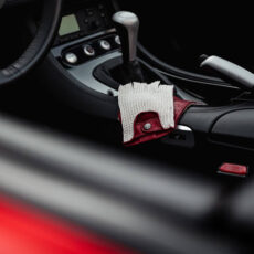 دستکش مدل نیمه بافت چرم G14