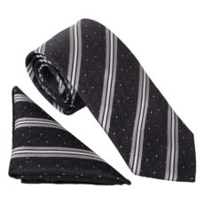 ست کراوات و دستمال جیب مردانه نسن مدل V16