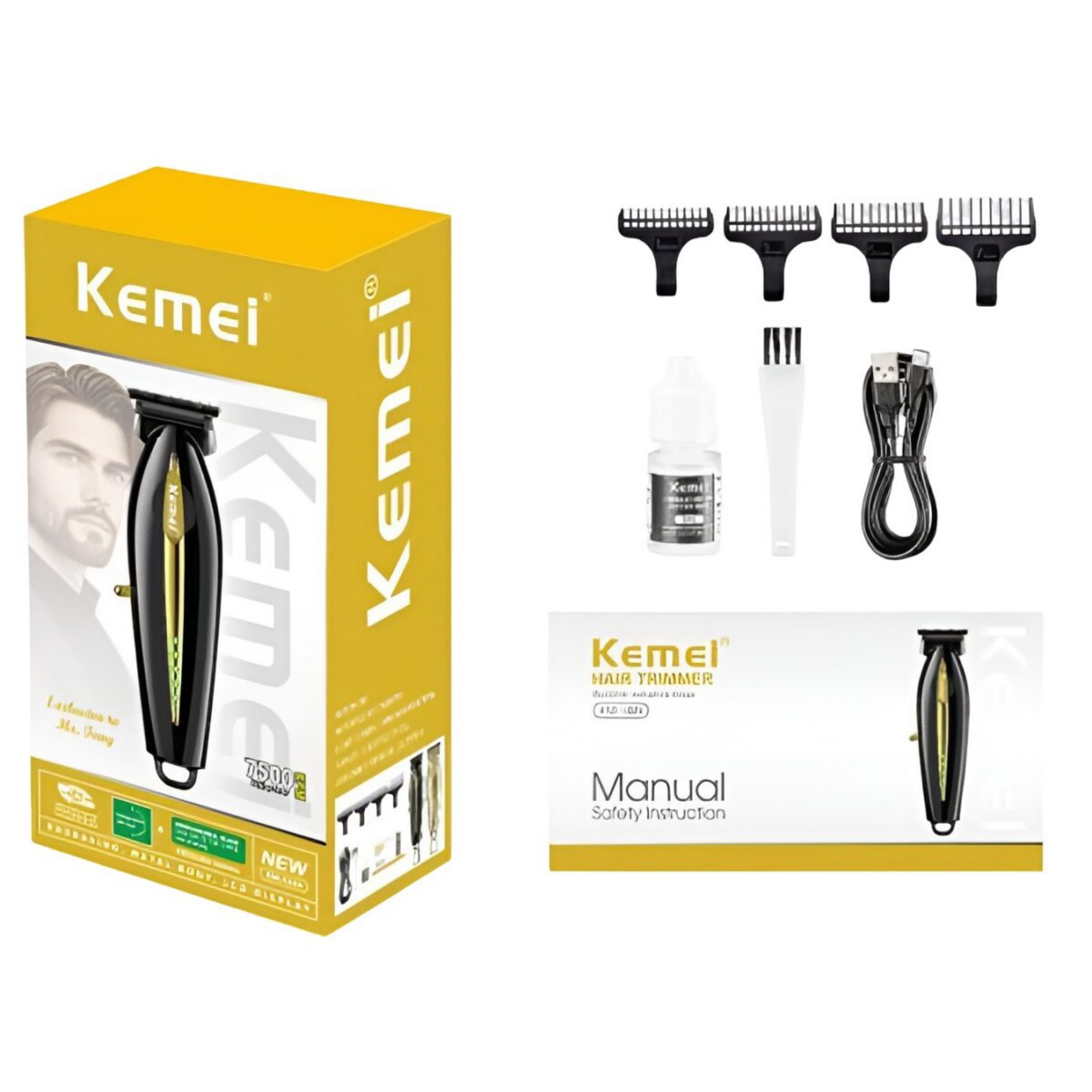 ماشین اصلاح موی سر و صورت شارژی کیمی مدل KM-1449