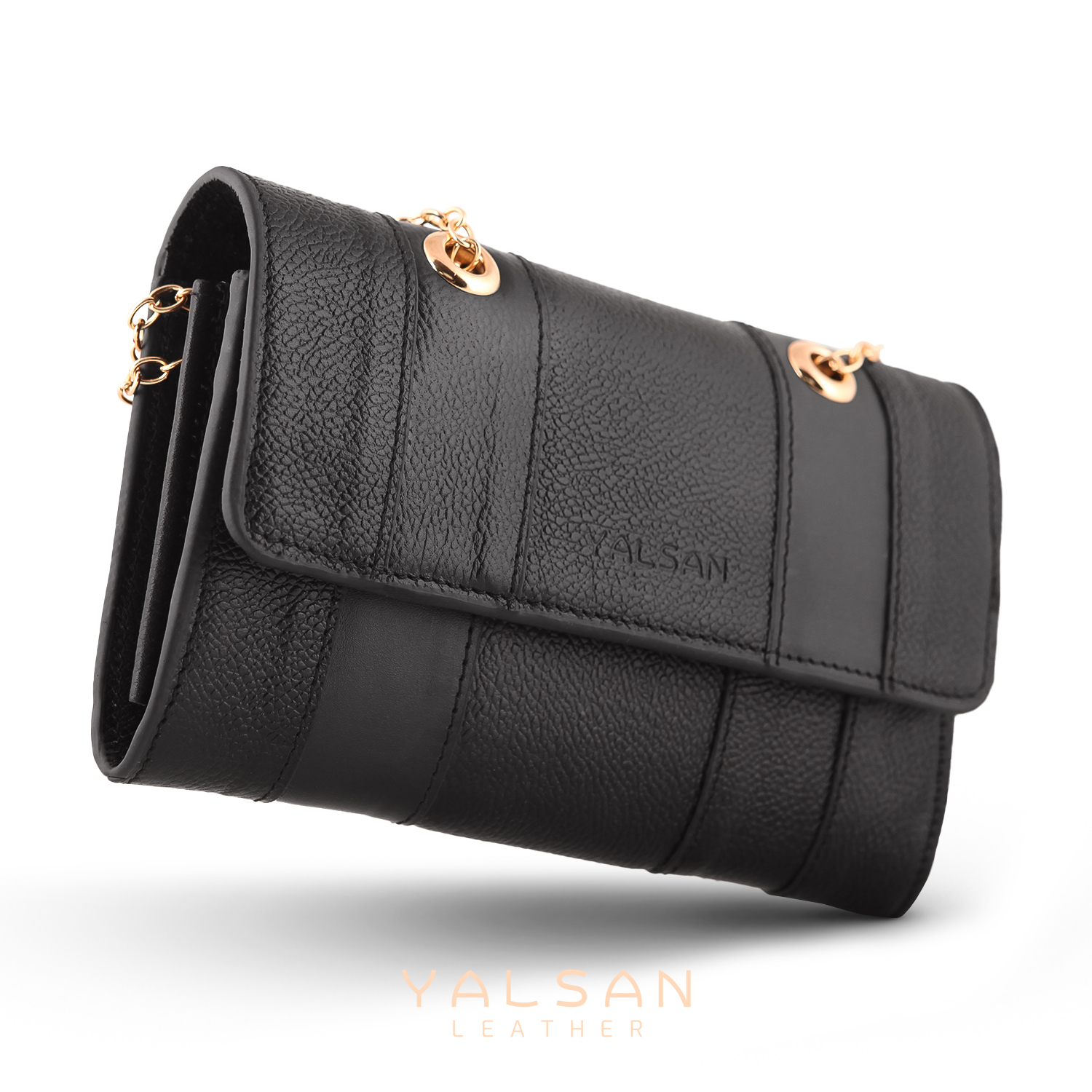 کیف دوشی زنانه چرم یلسان مدل تیکا کد 213-MC-01