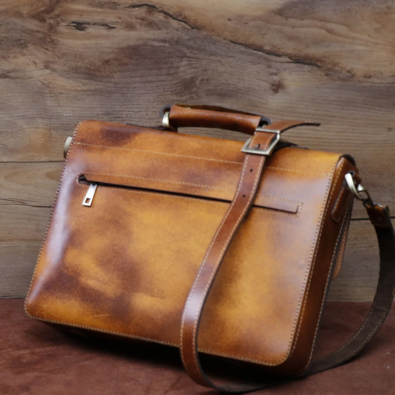 کیف اداری چرم بارثاوا مدل 1105