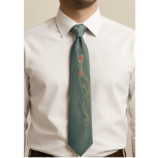 کراوات مردانه مدل SAN SUN FLOWER
