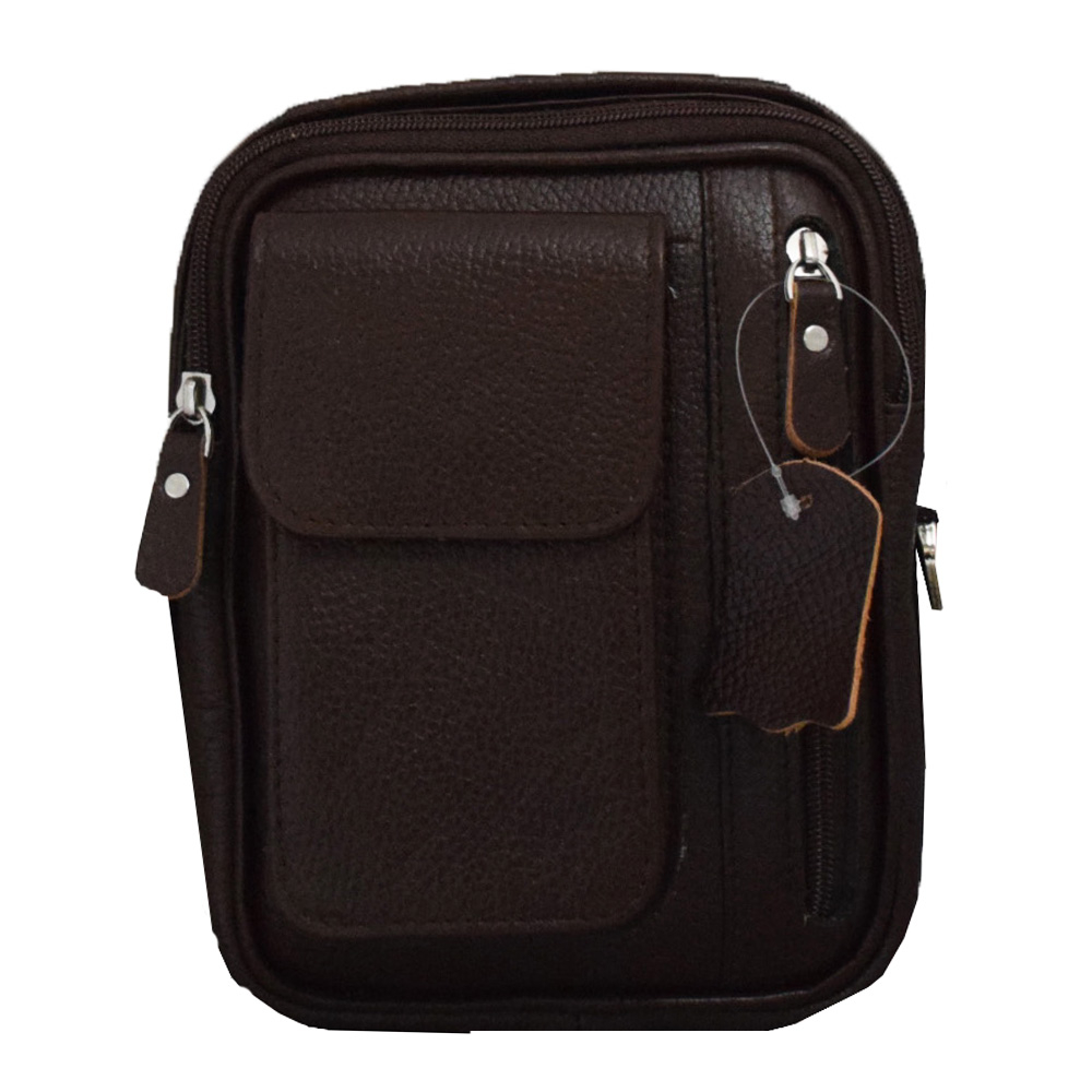 کیف رودوشی مردانه مدل چرم طبیعی کد Man-902