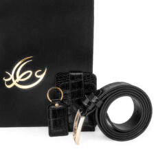 ست هدیه مردانه چرم عطارد مدل چرم طبیعی کد A91