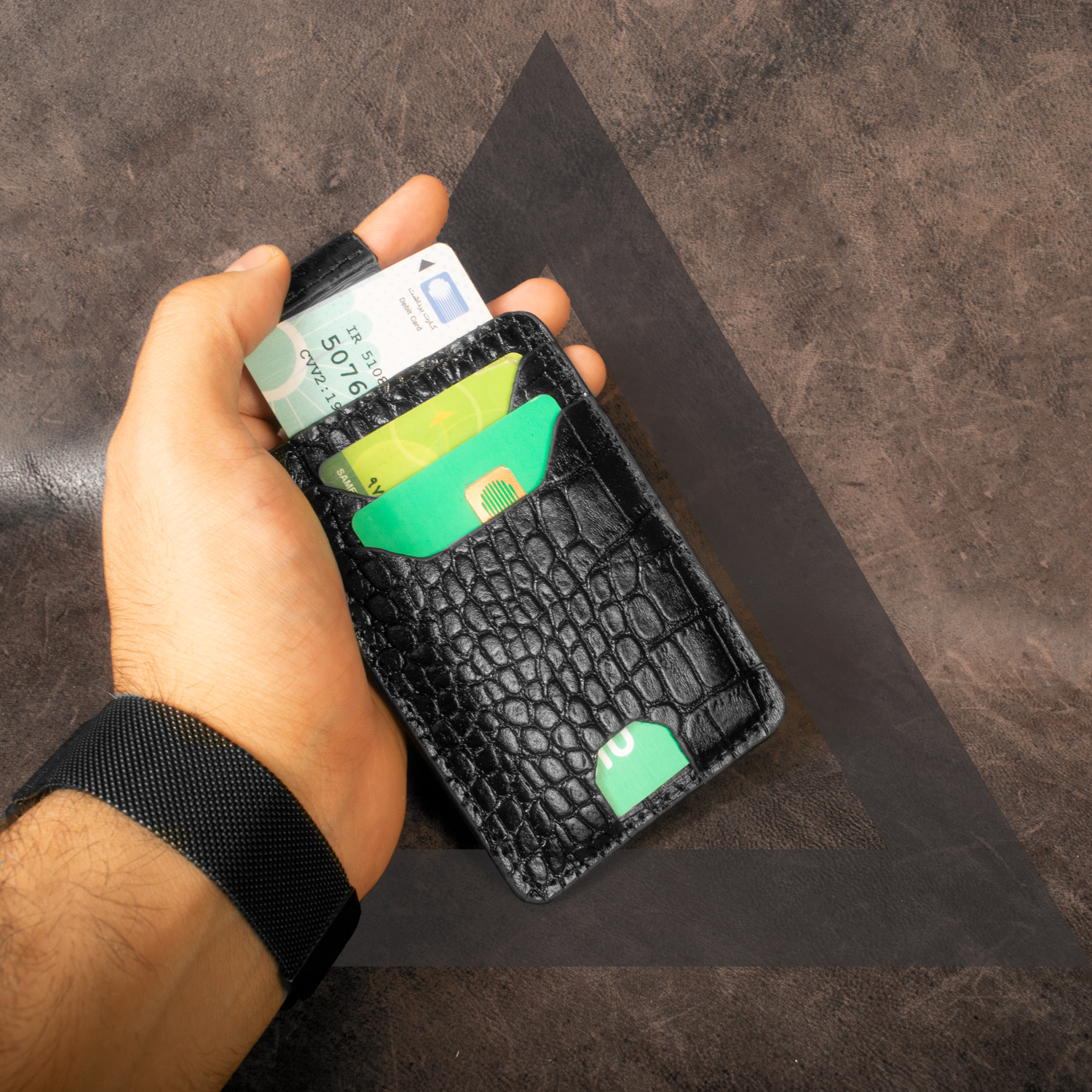 ست هدیه چرم آراهمراه مدل ARASET45