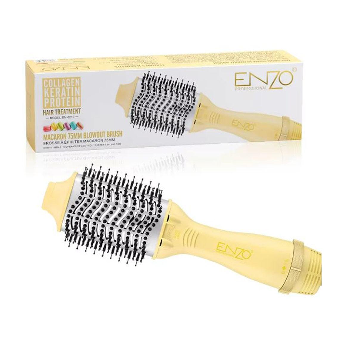 سشوار برس‌دار حالت‌دهنده حرفه ای 1500 وات انزو پروفیشینال مدل EN-6210