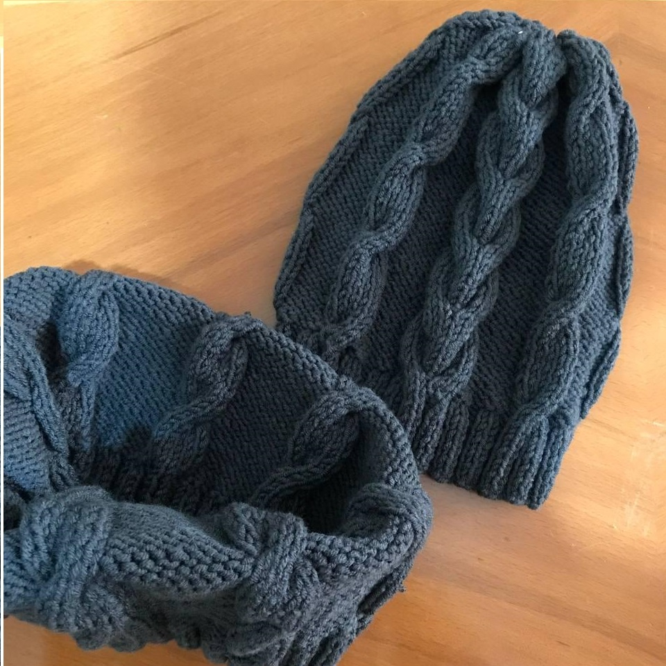 ست کلاه و شال گردن بافت مردانه مدل sfren