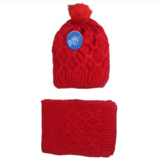 ست کلاه و شال گردن بافتنی مدل MR