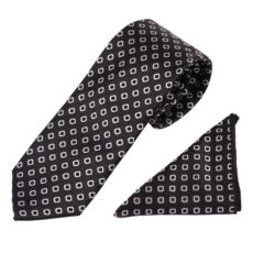 ست کراوات و دستمال جیب مردانه نسن مدل V19