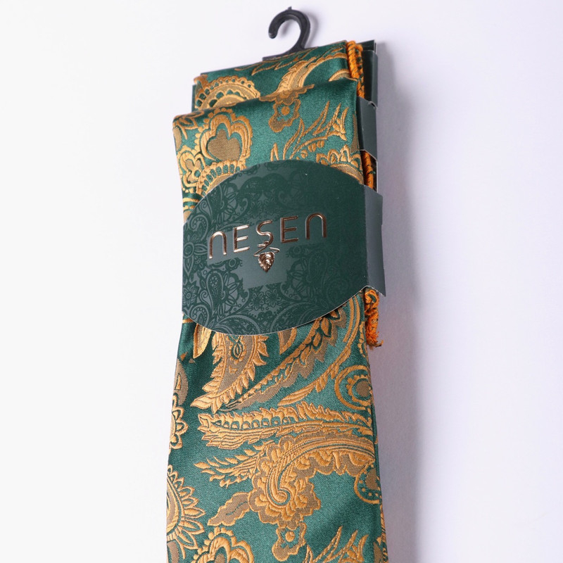 ست کراوات و دستمال جیب مردانه نسن مدل SH1