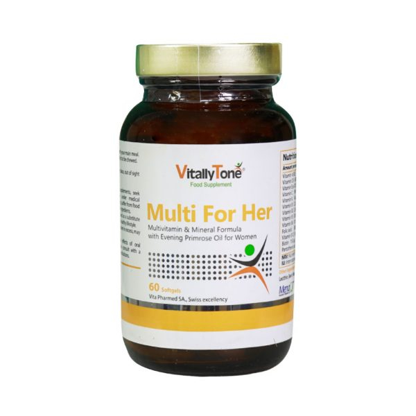 کپسول مولتی فور هر مخصوص خانم ها ویتالی تون بسته 60 عددی