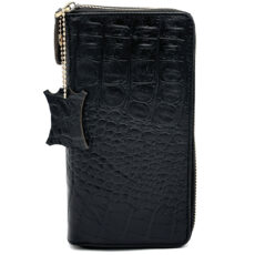 کیف پول چرم آسو مدل کروکو دوزیپ