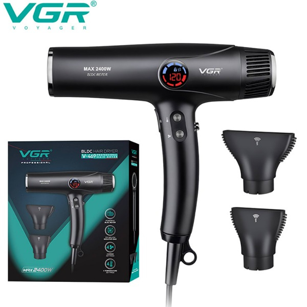 سشوار حرفهای 2400 وات وی جی ار مدل V-469