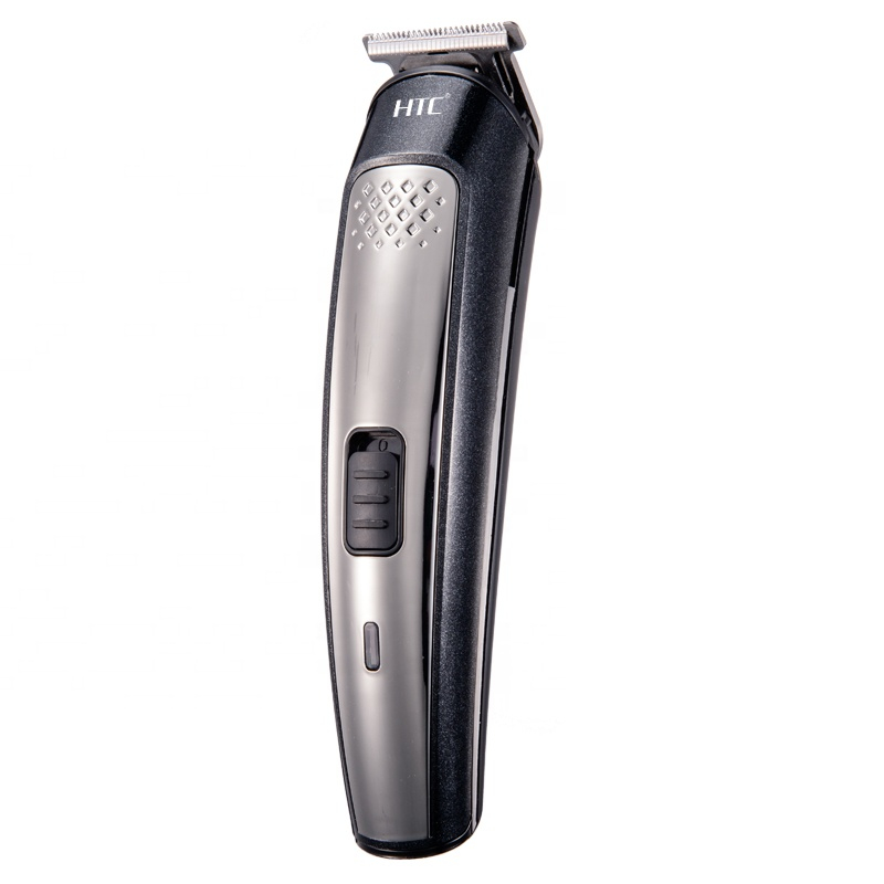 ست ماشین اصلاح موی صورت و بدن شارژی اچ تی سی مدل AT 1207، اصلاح به صورت خط زن و حجم زن، طراحی ارگونومیک، منبع انرژی با برق، تکنولوژی اصلاح به صورت برش چرخشی، مدت زمان شارژ 240 دقیقه و مدت زمان استفاده پس از شارژ 60 دقیقه، سری قابل شست‌وشو