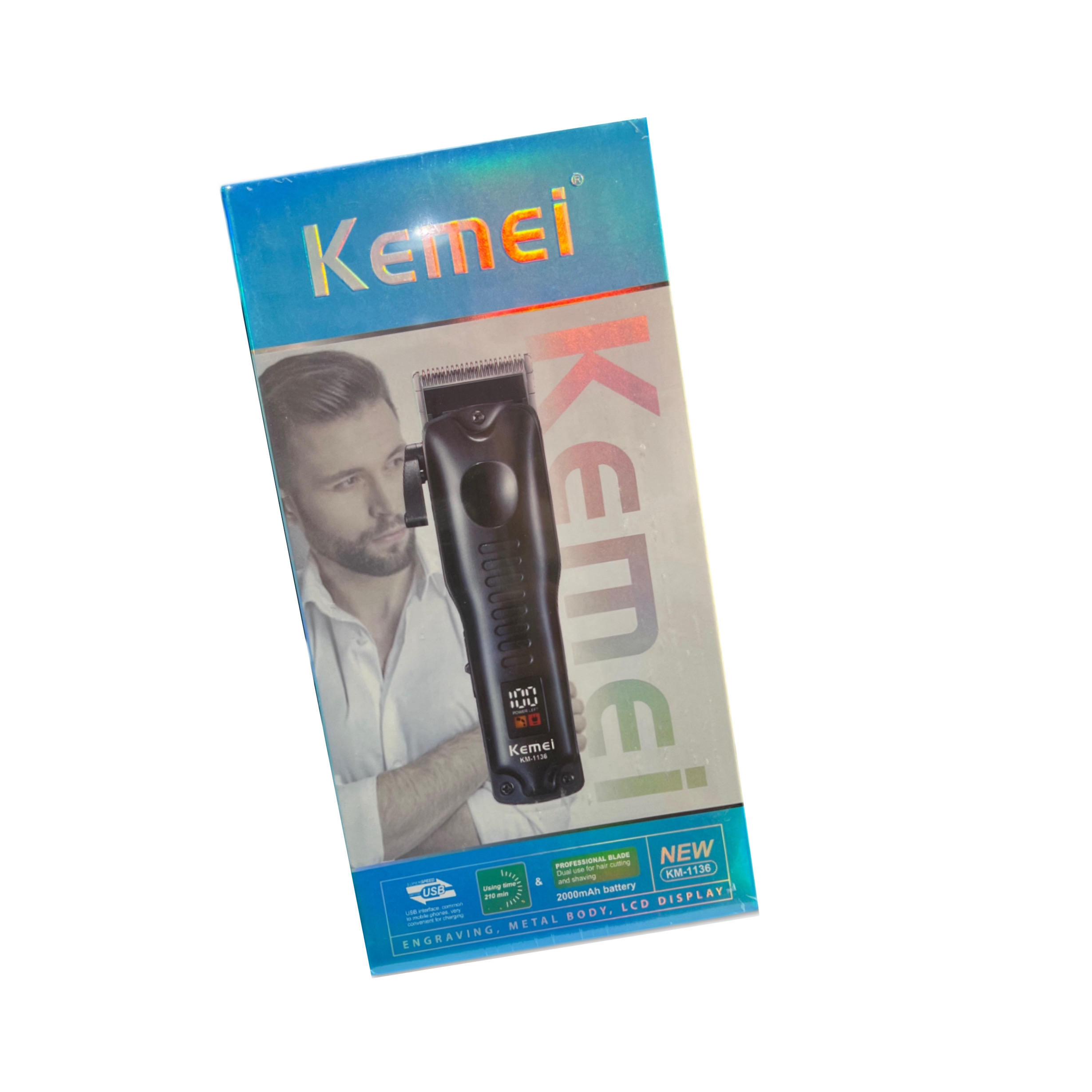 ماشین اصلاح موی سر و صورت شارژی کیمی مدل KM-1136