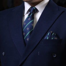 ست کراوات و دستمال جیب مردانه نسن مدل V6