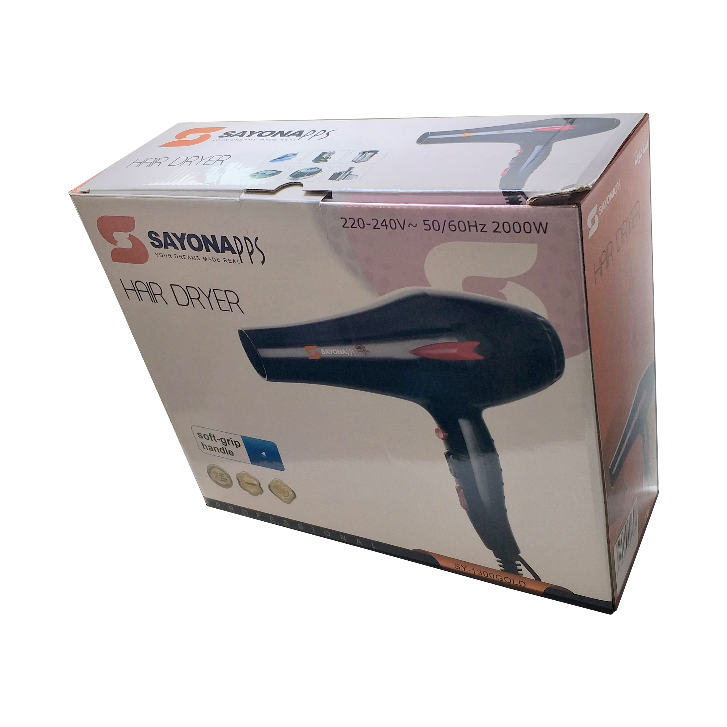 سشوار سایونا مدل SY-1300GOLD