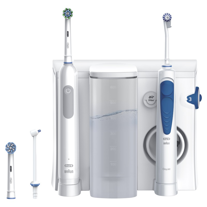 مسواک برقی اورال-بی مدل ORAL HEALTH CENTER PRO SERIES 1 به همراه 2 سری یدک