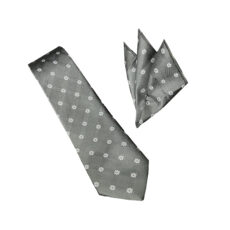 ست کراوات و دستمال جیب مردانه مدل جودون