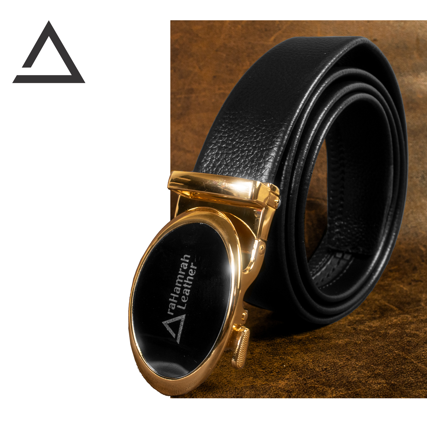 کمربند مردانه چرم آراهمراه مدل ABS02