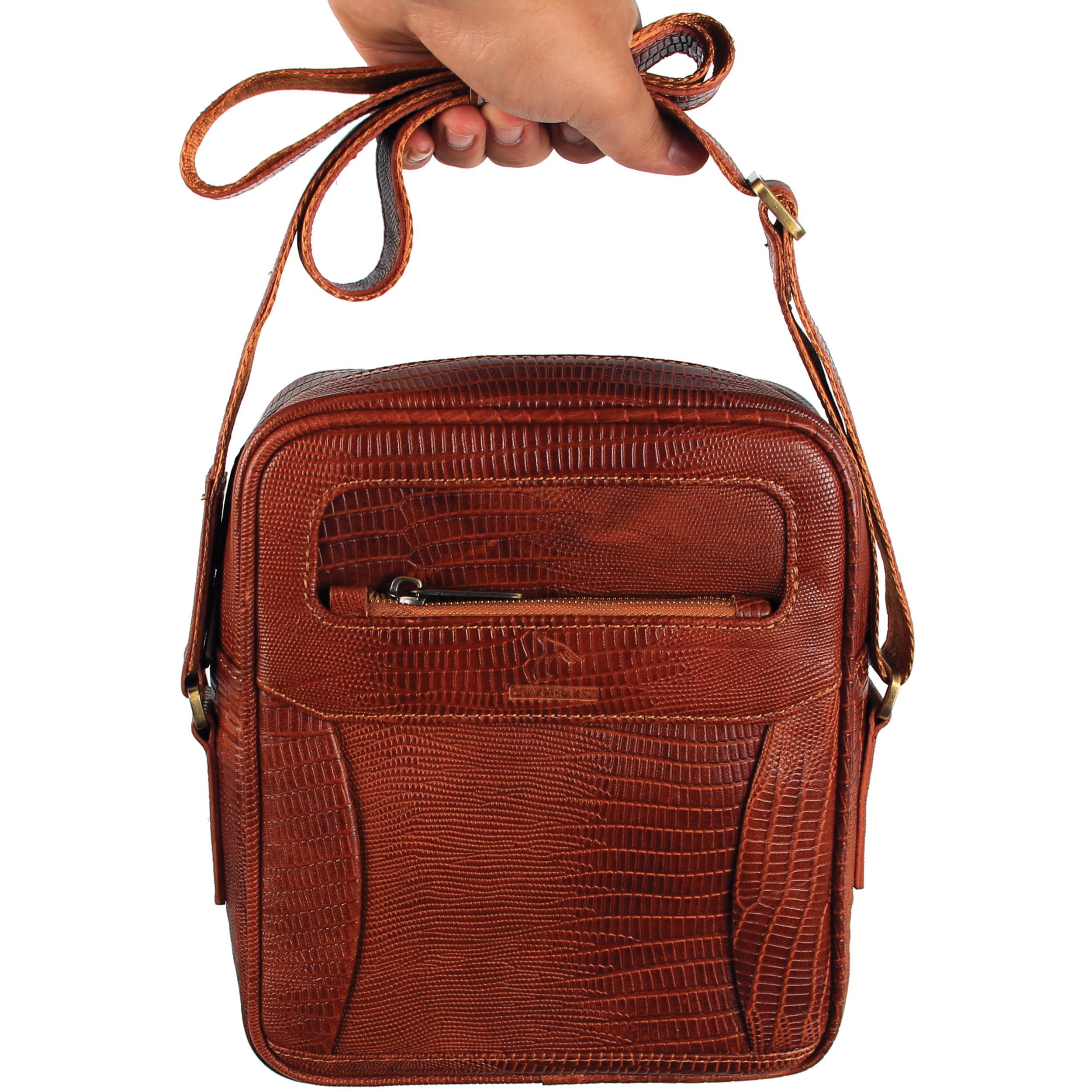 کیف رودوشی چرم بارز مدل DG67.Lizard