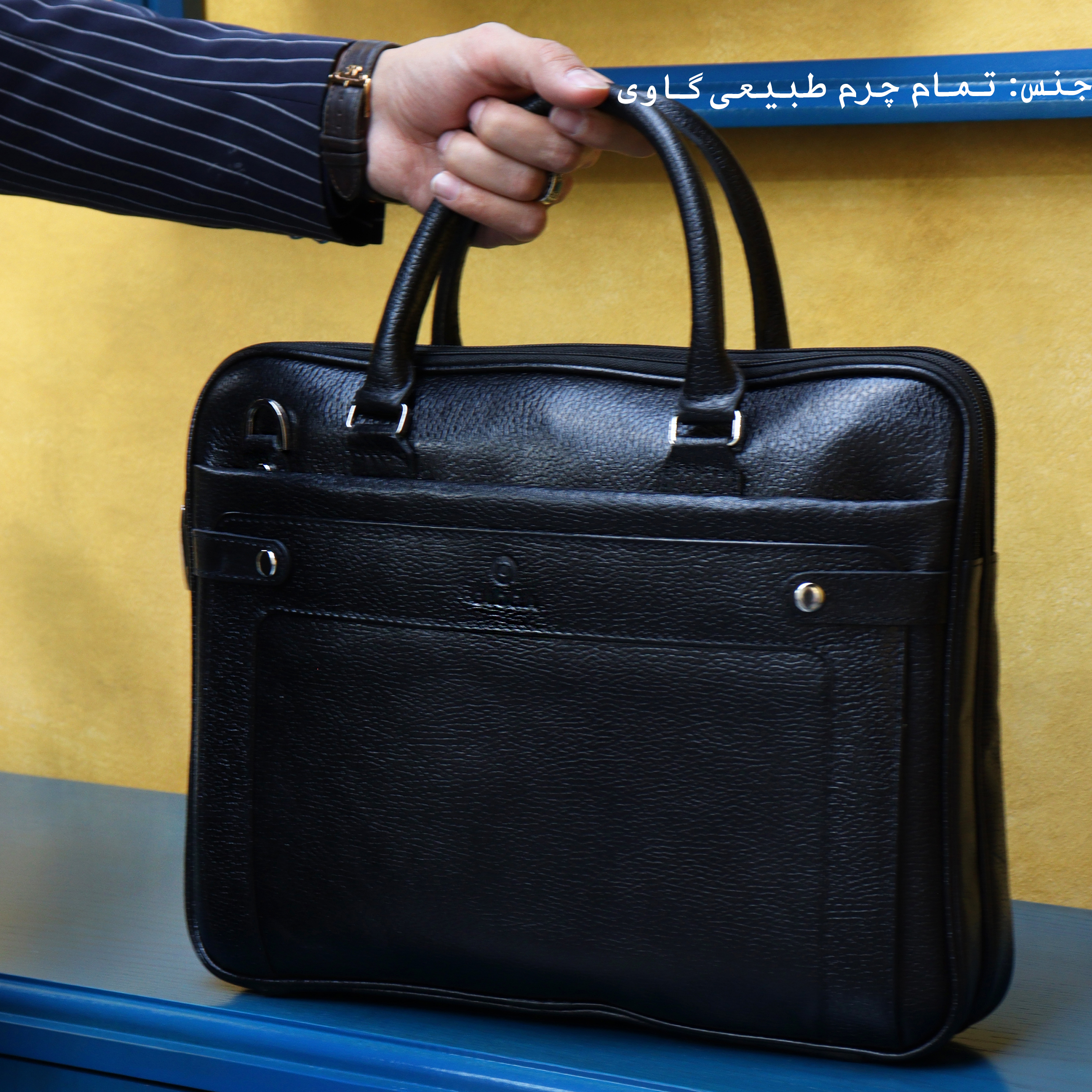 کیف اداری مردانه بیورا مدل چرم طبیعی کد eez30