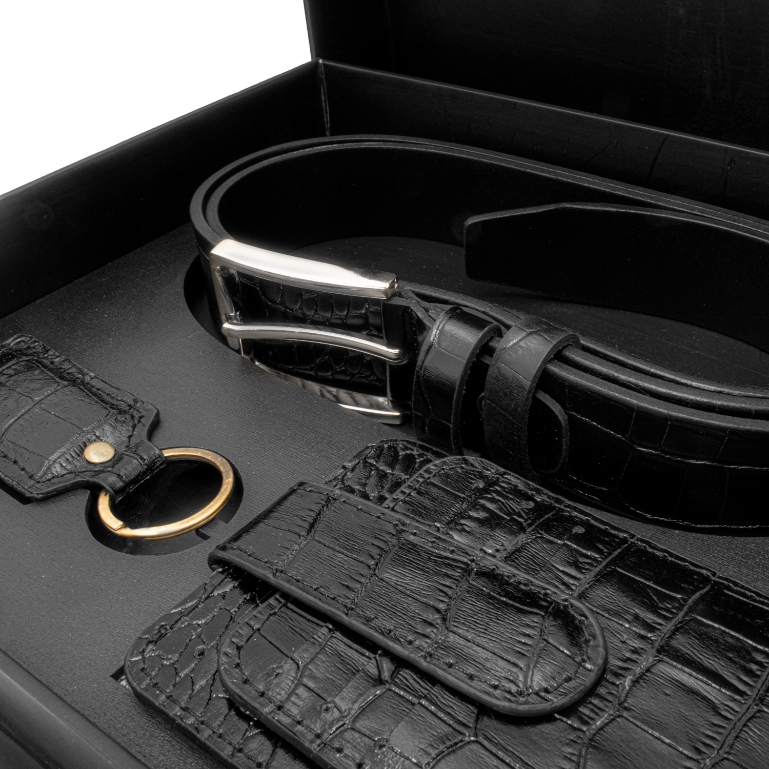 ست هدیه مردانه چرم عطارد مدل چرم طبیعی کد A91